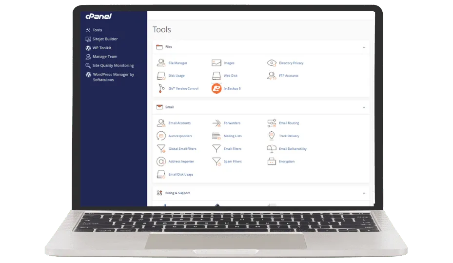 cPanel Dashboard